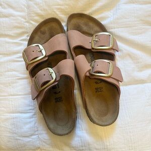 Pink Birkenstock sandals